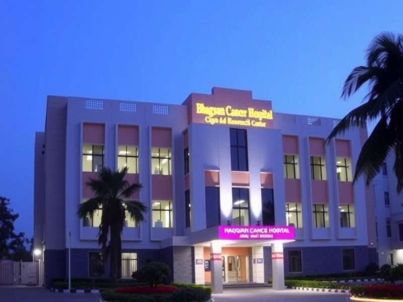Bhagwan Mahaveer Cancer Hospital building exterior